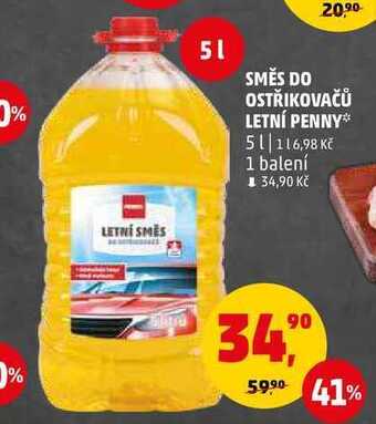 Penny Market Směs do ostřikovačů letní penny, 5 l nabídka
