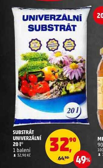 Substrát univerzální, 20 l
