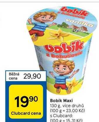 Tesco Bobík maxi 130 g nabídka