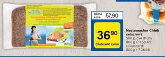 Tesco Mestemacher chléb celozrnný 500 g nabídka
