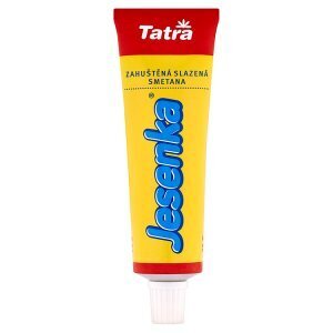 Tesco Tatra jesenka zahuštená slazená smetana 75g nabídka
