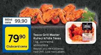 Tesco Tesco grill master kuřecí křídla texas 1 kg nabídka
