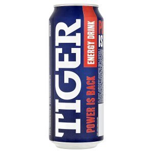 Tesco Tiger energy drink 500ml, vybrané druhy nabídka