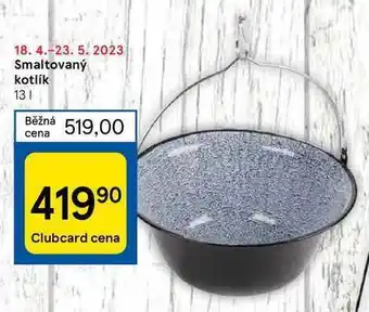 Smaltovaný kotlík 13 l