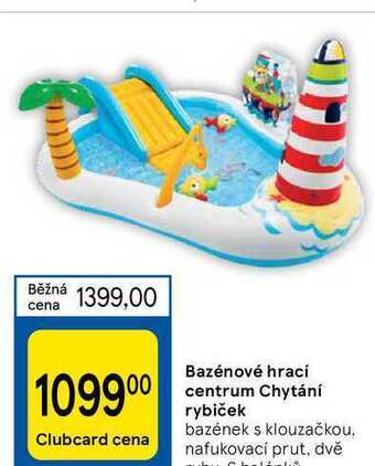 Tesco Bazénové hrací centrum chytání rybiček nabídka