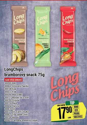 Tamda Foods Longchips bramborový snack, 75 g nabídka