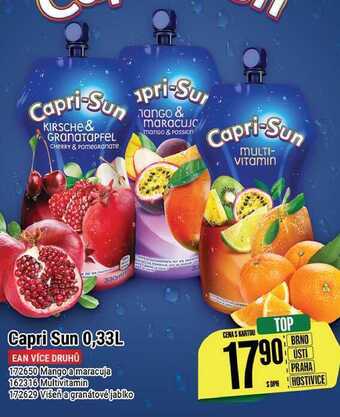 Tamda Foods Capri sun, 0,33 l nabídka