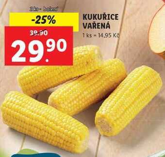 Lidl Kukuřice vařená, 2 ks nabídka