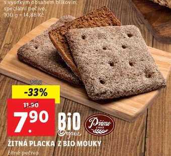 Lidl Žitná placka z bio mouky, 100 g nabídka