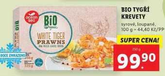 Lidl Bio tygří krevety, 250 g nabídka
