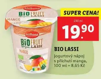 Lidl Bio lassi jogurtový nápoj, 230 ml nabídka