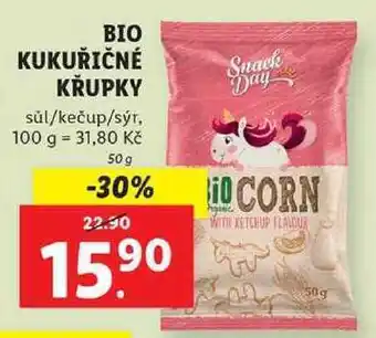 Lidl Bio kukuřičné křupky, 50 g nabídka