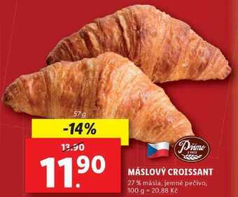 Lidl Máslový croissant, 57 g nabídka