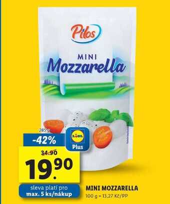 Lidl Mini mozzarella, 285 g nabídka