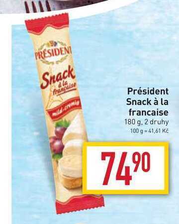 Billa Président snack à la francaise 180 g nabídka