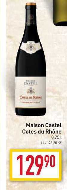 Billa Maison castel cotes du rhône 0,75l nabídka