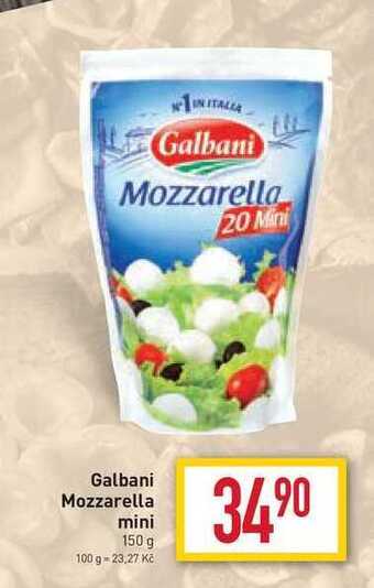 Billa Galbani mozzarella mini 150 g nabídka