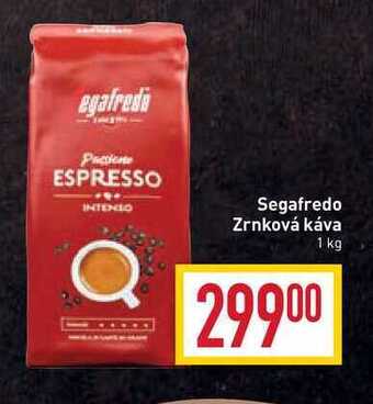 Billa Segafredo zrnková káva 1 kg nabídka