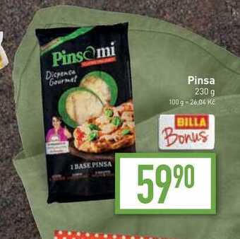 Billa Pinsa 230 g nabídka