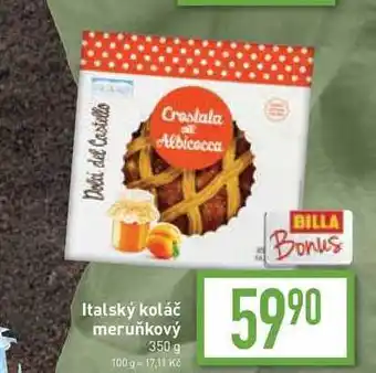 Billa Italský koláč meruňkový 350 g nabídka