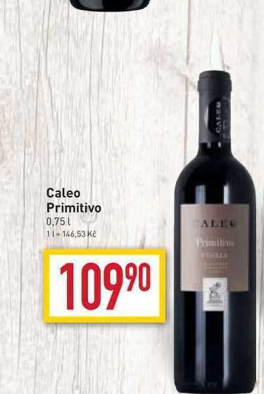 Billa Caleo primitivo 0,75l nabídka