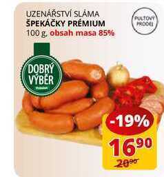 Flop Špekáčky prémium 100 g nabídka