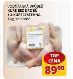 Flop Kuře bez drobů + 4 kuřecí stehna 1 kg nabídka