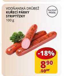 Flop Kuřecí párky striptýzky 100 g nabídka
