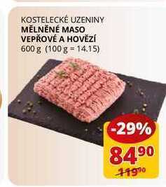 Flop Mělněné maso vepřové a hovězí 600 g nabídka