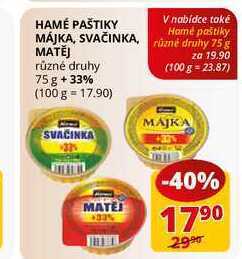 Flop Hamé paštiky májka 75g nabídka