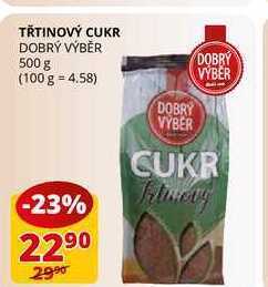 Flop Třtinový cukr dobrý výběr 500 g nabídka