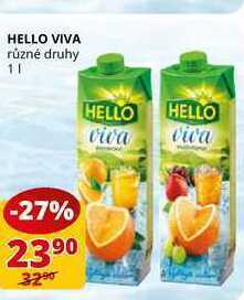 Flop Hello viva různé druhy 1l nabídka