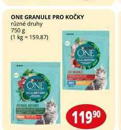 Flop One granule pro kočky různé druhy 750 g nabídka
