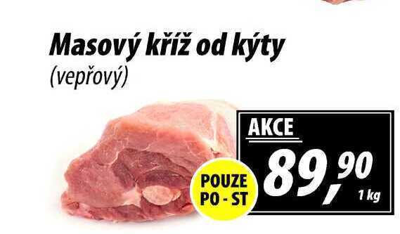 ZEMAN Masový kříž od kýty (vepřový), 1 kg nabídka