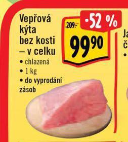 Albert Vepřová kýta bez kosti nabídka