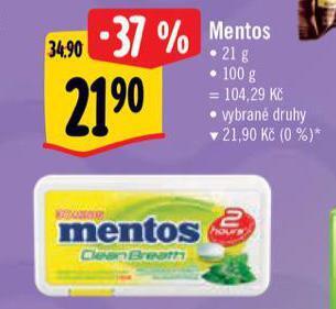 Albert Mentos nabídka