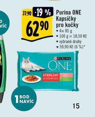 Albert Purina one kapsičky pro kočky nabídka