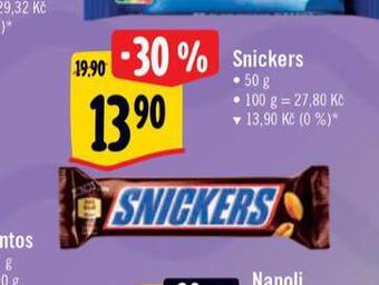 Albert Snickers nabídka