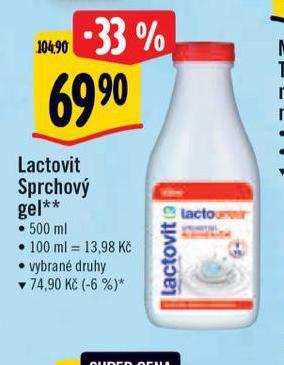 Albert Lactovit sprchový gel nabídka