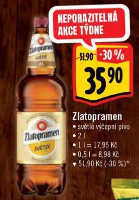 Albert Pivo zlatopramen nabídka