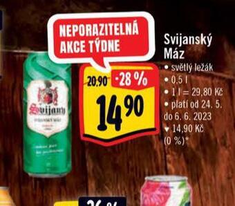 Albert Pivo svijanský máz nabídka