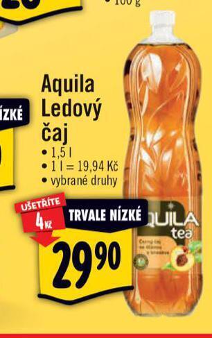 Albert Aquila ledový čaj nabídka