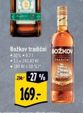 Albert Božkov tradiční nabídka