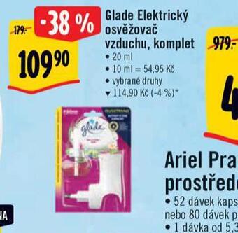 Albert Glade elektrický osvěžovač vzduchu nabídka