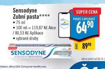 Albert Sensodyne zubní pasta nabídka