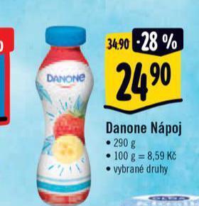 Albert Danone nápoj nabídka