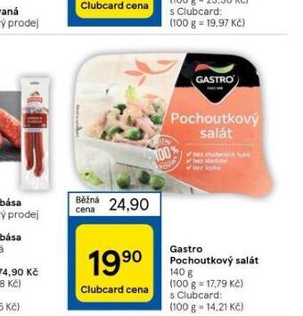 Tesco Gastro pochoutkový salát nabídka