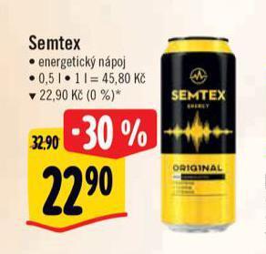 Albert Semtex energetický nápoj nabídka