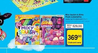 Tesco Mixy squish & slimy písek a plastelína nabídka