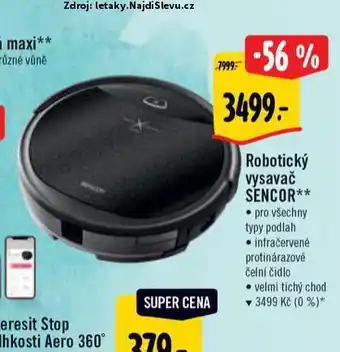 Albert Robotický vysavač sencor nabídka